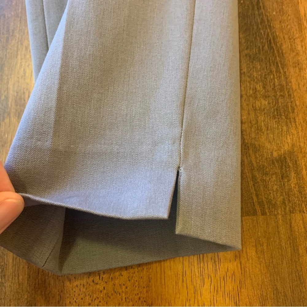 Crown & Ivy size 6 NWT Cary chino pants gray stretch tapered pants. - Picture 8 of 12